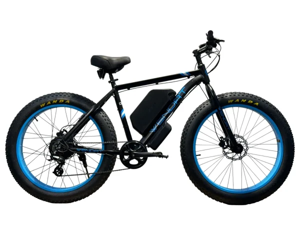 Електричний фетбайк Wendat FATBIKE 1500W на широких колесах 26×4
