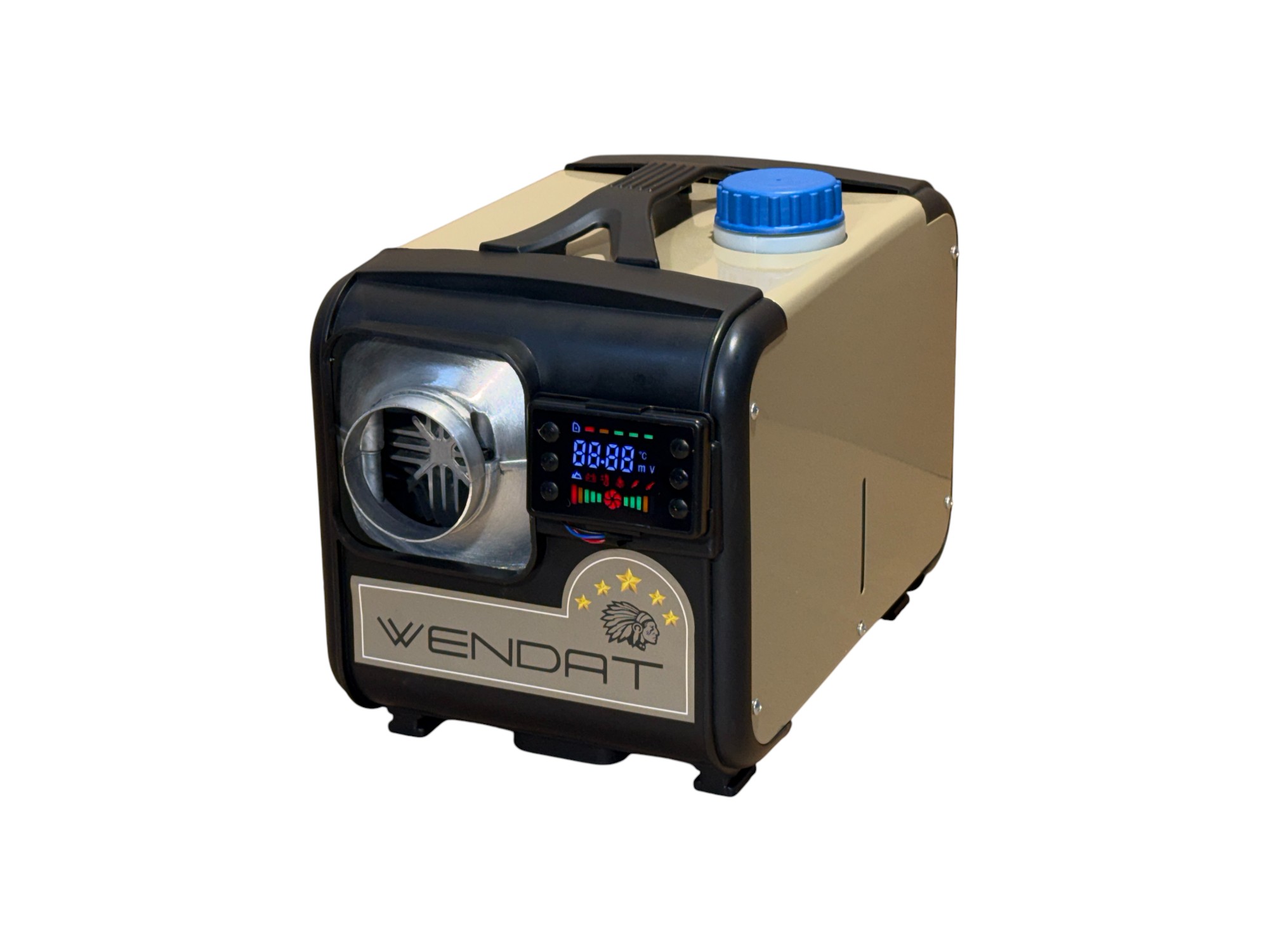 Автономний дизельний обігрівач 8 кВт 12/24/220в у металевому корпусі Хакі